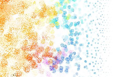 Açık mavi, sarı çizgili vektör arkaplan. Basit ve eğik renkte renkli bir tasvir. Web siteniz için soyut tasarım.