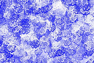 Açık mavi, soyut şekilli sarı vektör arkaplan. Soyut gradyan şekilli basit renkli çizimler. Web siteniz için basit tasarım.