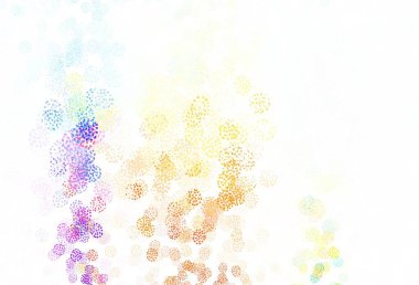 Açık mavi, rastgele şekilli sarı vektör deseni. Modern tarzda değişen renkli kaotik formlar. Web siteniz için basit tasarım.