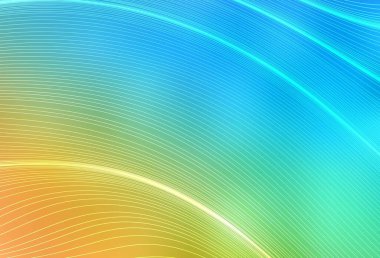 Açık mavi, sarı vektör modern zarif fon. Soyut ve gradyan renkte renkli çizimler. İşiniz için yepyeni bir tasarım..