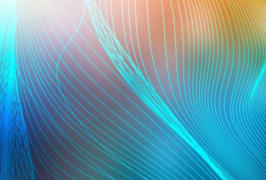 Açık mavi, sarı vektör parlak soyut fon. Eğilimli zarif, parlak bir çizim. Tasarımının yeni yolu.