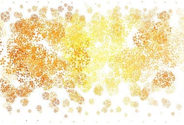 Açık Kahverengi vektör arkaplanı yapraklarla karalıyor. Origami tarzındaki yaprakların gradyanlı karalama çizimi. İşiniz için en iyi tasarım..