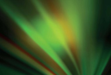 Koyu yeşil vektör soyut bulanık yerleşim. Gradyan tasarımlı, soyut, ışıltılı çizimler. Web siteniz için bulanık tasarım.