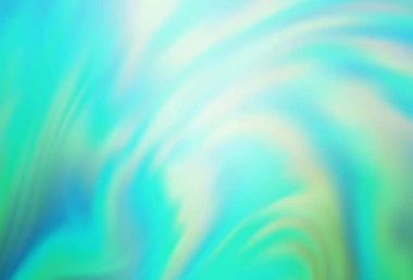 Açık yeşil vektör arkaplanı bulanıklaştırdı. Eğilimli zarif, parlak bir çizim. İş tasarımınız için yeni biçim.