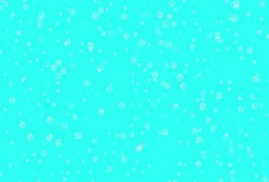 Diskleri ve çizgileri olan açık yeşil vektör dokusu. Daireleri ve çizgileri olan güzel renkli çizimler. Duvar kağıtlarının dokusu için desen.