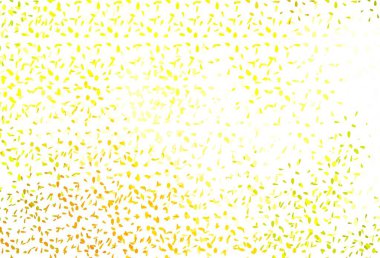 Açık yeşil, daire şekilli sarı vektör düzeni. Bulanık dekoratif tasarım baloncuklu soyut tarzda. Poster ve web siteleri için tasarım.