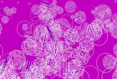 Küreli açık pembe vektör deseni. Soyut arka planda bulanık kabarcıklar ve renkli gradyan. İş ilanınız için tasarım.