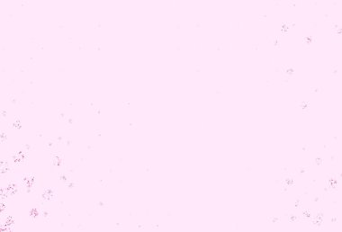 Açık pembe vektör çizim desenli yapraklar. Yapraklı modern geometrik soyut çizim. Web siteleri ve pankartlar için desenli desen.