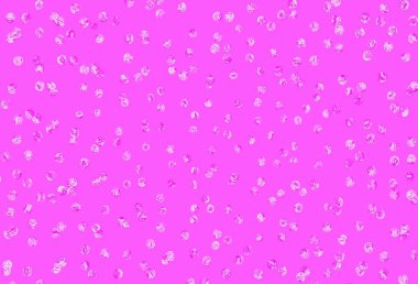 Dairesel açık pembe vektör şablonu. Doğa tarzında bulanık halkaları olan güzel renkli çizimler. Duvar kağıtlarının dokusu için desen.