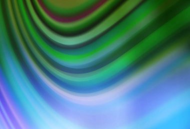 Açık pembe, yeşil vektör parlak soyut fon. Renkli soyut çizimler ve gradyan. İş tasarımınız için yeni biçim.