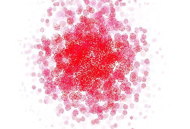 Açık pembe, soyut şekilli kırmızı vektör arkaplan. Rastgele şekillerle soyut tarzda dekoratif tasarım. Duvar kağıtları için zarif tasarım.