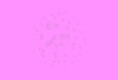 Açık Mor, çiçekli pembe vektör deseni. Çiçekli yepyeni renkli bir illüstrasyon. Web sitesi yöneticileri ve tasarımları için desen.