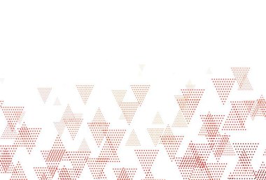 Kristalli, daireli, açık kırmızı vektör şablonu. Çemberler, soyut arkaplan çizgileri ve renkli gradyanlar. Reklamlar için desen.