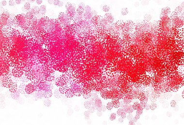 Rastgele şekilli açık kırmızı vektör deseni. Rastgele şekillerle soyut tarzda dekoratif tasarım. İşiniz için en iyi akıllı tasarım.