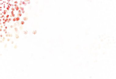 Açık kırmızı vektör, dallı doğal zemin. Yapraklar, beyaz arka planda doğal dallar. İşiniz için yepyeni bir tasarım..