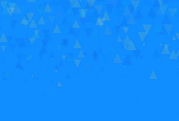 Синий Желтый Векторный Отрезок Линиями Кругами Красивая Иллюстрация Кругами Треугольниками — стоковый вектор