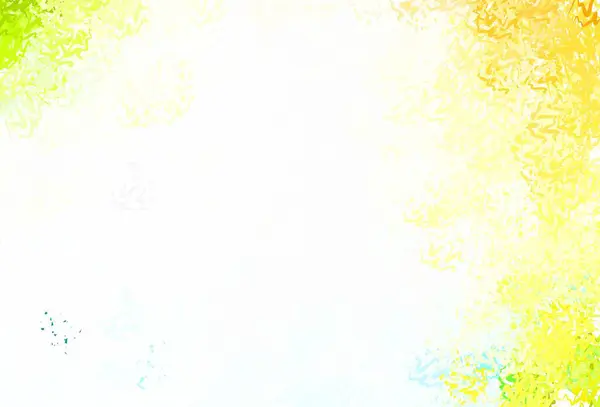 Lichtblauwe Gele Vectorachtergrond Met Gebogen Lijnen Een Circumflex Abstracte Illustratie — Stockvector