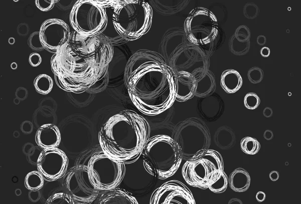 Fond Vectoriel Gris Clair Avec Des Taches Bulles Floues Sur — Image vectorielle