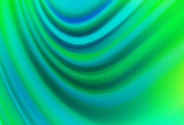 Verde Chiaro Vettore Offuscata Brillantezza Texture Astratta Illustrazione Astratta Colorata — Vettoriale Stock