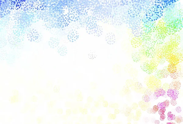 Светлый Многоцветный Векторный Фон Абстрактными Формами Красочные Хаотические Формы Градиентом — стоковый вектор