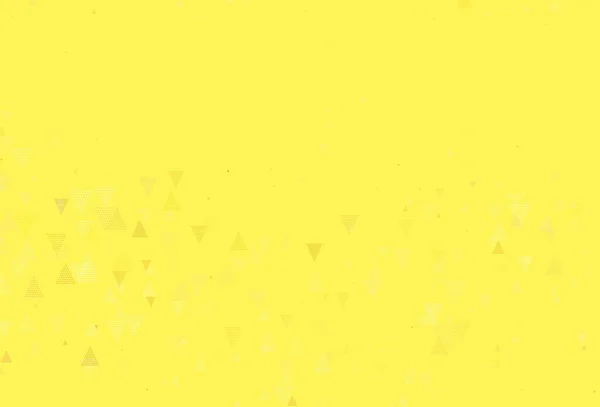 Світло Оранжевий Векторний Фон Трикутниками Колами Абстрактна Градієнтна Ілюстрація Колами — стоковий вектор