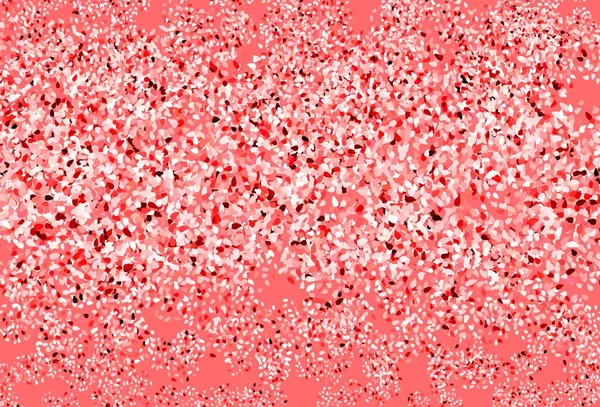 浅粉色 红色矢量背景与孟菲斯形状 色彩斑斓的混乱形式 带有现代风格的渐变 商务名片的现代设计 — 图库矢量图片