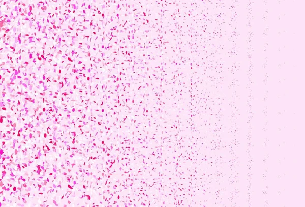 Světle Růžová Červená Vektorová Textura Disky Abstraktní Ilustrace Barevnými Bublinami — Stockový vektor