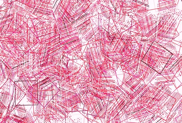Světle Růžová Červený Vektorový Vzor Polygonálním Stylem Kruhy Abstraktní Ilustrace — Stockový vektor