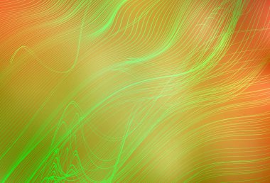 Açık Kırmızı, Sarı vektör soyut bulanık düzen. Parlak renkli bir illüstrasyon. Marka kitabınız için yeni biçim tasarımı.