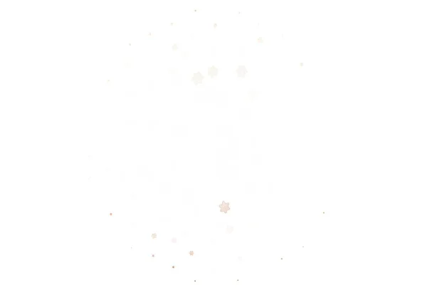 Светло Красный Вектор Цветами Красочная Иллюстрация Цветами Стиле Каракулей Doodle — стоковый вектор