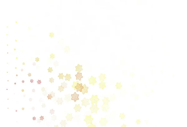 Světle Žlutý Vektor Elegantní Vzor Květinami Zbrusu Nové Barevné Ilustrace — Stockový vektor