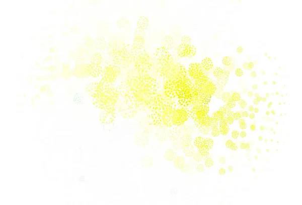 Světle Žlutá Vektorová Textura Abstraktními Tvary Dekorativní Design Abstraktním Stylu — Stockový vektor
