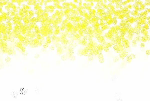 Fondo Vector Amarillo Claro Con Formas Abstractas Formas Caóticas Coloridas — Archivo Imágenes Vectoriales