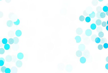 Disklerle Açık Yeşil vektör dokusu. Renkli soyut daireler parlayan seti ile İllüstrasyon. İşletme reklamınız için tasarım.