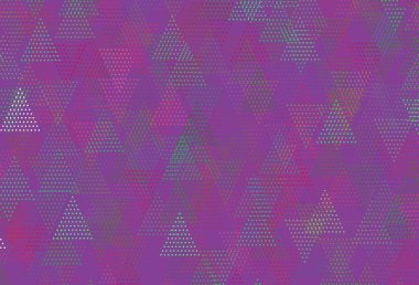 Açık pembe, çemberli çokgen şekilli yeşil vektör deseni. Çemberler, soyut arkaplan çizgileri ve renkli gradyanlar. İniş sayfası için modern şablon.