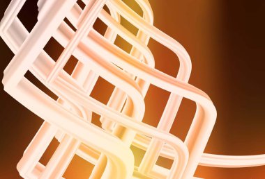 Koyu turuncu vektör soyut arkaplan. Renkli soyut çizimler ve gradyan. Bir cep telefonu için arka plan.