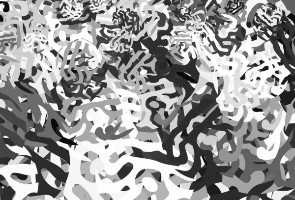 Hellgraues Vektormuster Mit Zufälligen Formen Illustration Mit Farbenfrohen Verlaufsformen Abstrakten — Stockvektor