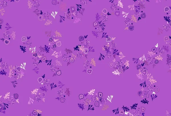 Luz Púrpura Fondo Vectorial Rosa Con Formas Abstractas Diseño Decorativo — Vector de stock