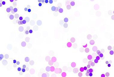 Açık pembe, benekli mavi vektör arkaplan. Bulanık dekoratif tasarım baloncuklu soyut tarzda. Poster ve web siteleri için tasarım.
