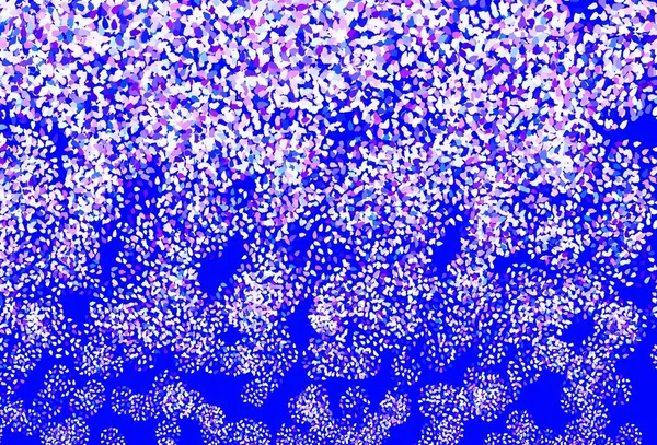 Світло Рожевий Синій Векторний Візерунок Випадковими Формами Барвисті Хаотичні Форми — стоковий вектор