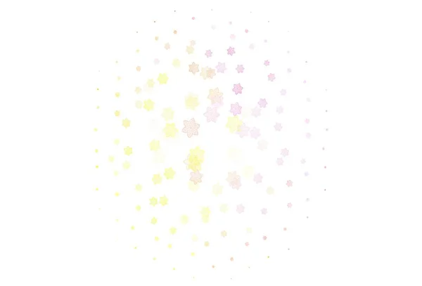 Vecteur Multicolore Clair Illustration Naturelle Avec Des Fleurs Illustration Colorée — Image vectorielle