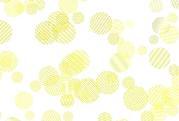 Fondo Vector Amarillo Claro Con Manchas Hermosa Ilustración Color Con — Archivo Imágenes Vectoriales