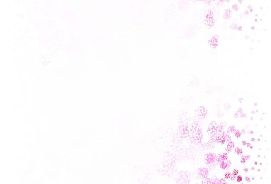 Eğri çizgileri olan açık pembe vektör dokusu. Eğilimli zarif, parlak bir çizim. Tasarımınız için renkli dalga deseni.