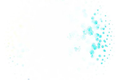 Açık mavi, sarı vektör, dallı doğal zemin. Yapraklar, beyaz arka planda doğal dallar. Cep telefonlarının geçmişleri için şablon.