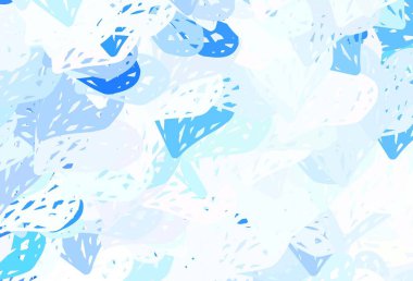 Tatlı kalpli hafif Mavili vektör arkaplanı. Kalpli basit bir dekoratif tasarım. Yıldönümü için bir iş ilanı tasarlamak.