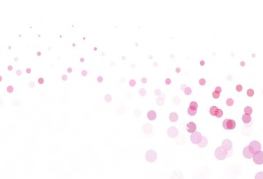 Açık kırmızı, diskli sarı vektör dokusu. Bulanık dekoratif tasarım baloncuklu soyut tarzda. Fütürist reklamlar ve kitapçıklar için şablon.