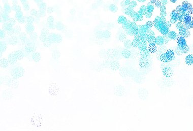 Soyut şekilli hafif BLUE vektör arkaplanı. Renkli rastgele şekillerle modern soyut illüstrasyon. Web siteniz için basit tasarım.