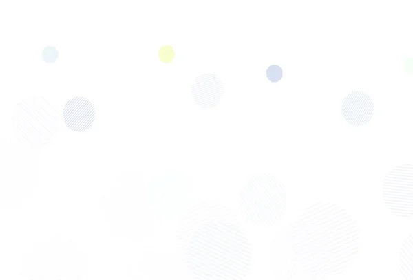 Ljusrosa Grön Vektor Bakgrund Med Bubblor Vacker Färgad Illustration Med — Stock vektor