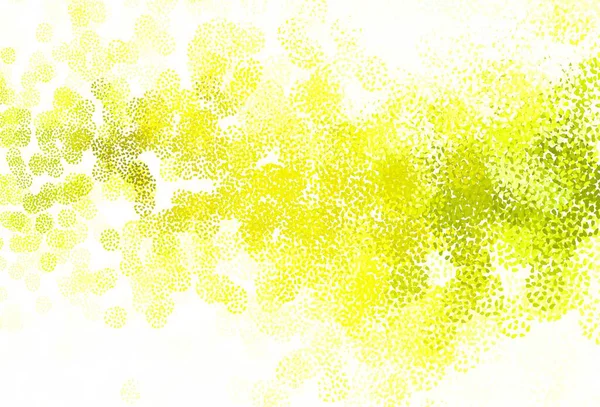 Jasnozielone Żółte Tło Wektora Kształtami Memphis Prosta Kolorowa Ilustracja Abstrakcyjnych — Wektor stockowy