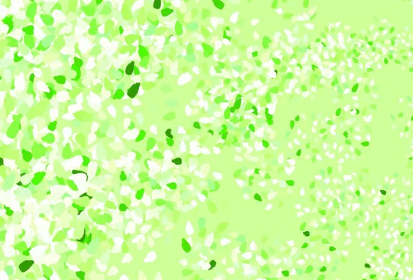 Texture Vectorielle Vert Clair Jaune Avec Des Formes Abstraites Illustration — Image vectorielle